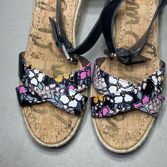 NWOB MSRP $130 Sam Edelman Destin Espadrille Wedge Sandal Women's Size 10 - Picture 7 of 8